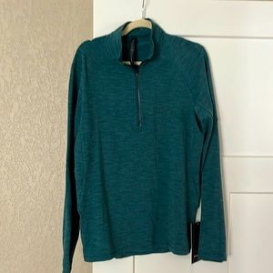 Lululemon Surge Warm 1/2 zip men’s pullover - NWT green